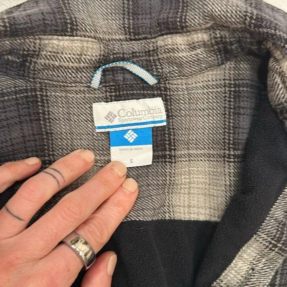 Men’s Columbia Size Small Fleece Lined Flannel - Picture 2 of 3